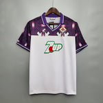 Camisa Fiorentina Retrô 1992/1993 Branca e Roxa - Lotto - Vilas Store