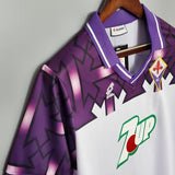 Camisa Fiorentina Retrô 1992/1993 Branca e Roxa - Lotto - Vilas Store