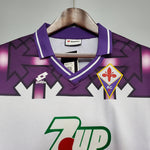 Camisa Fiorentina Retrô 1992/1993 Branca e Roxa - Lotto - Vilas Store