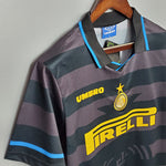 Camisa Inter de Milão Retrô 1997/1998 Cinza - Umbro - Vilas Store