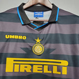 Camisa Inter de Milão Retrô 1997/1998 Cinza - Umbro - Vilas Store