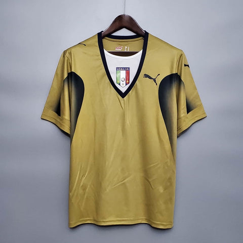 Camisa Itália Retrô 2006 Dourada - Puma - Vilas Store