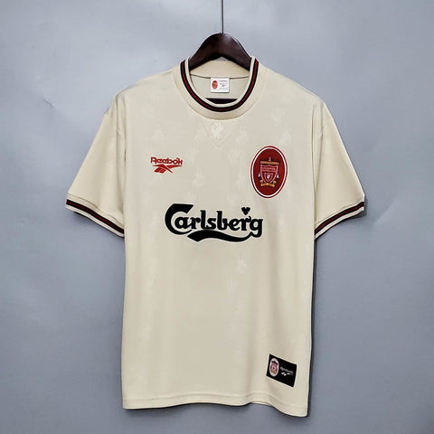 Camisa Liverpool Retrô 1996/1997 Branca - Reebok - Vilas Store