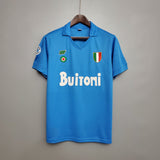 Camisa Napoli Retrô 1987/1988 Azul - Vilas Store