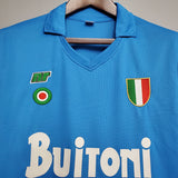 Camisa Napoli Retrô 1987/1988 Azul - Vilas Store