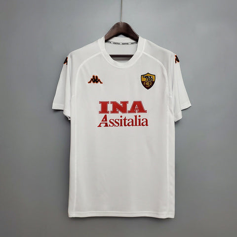 Camisa Roma Retrô 2000/2001 Branca - Kappa - Vilas Store