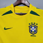 Camisa Seleção Brasileira Retrô 2002 Amarela - Nike - Vilas Store