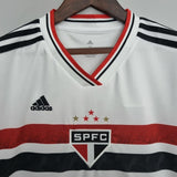 Camisa Feminina São Paulo I 22/23 Adidas - Branco - Vilas Store