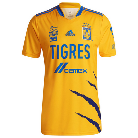 Camisa Tigres I 21/22 Adidas - Amarelo - Vilas Store