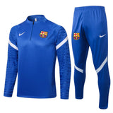 Conjunto Barcelona 21/22 Azul - Nike - Com Ziper - Vilas Store