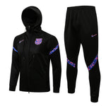 Conjunto Barcelona 21/22 Preta - Nike - Com Capuz - Vilas Store