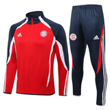 Conjunto Bayern de Munique 21/22 Vermelha e Azul - Adidas - Com Fecho - Vilas Store