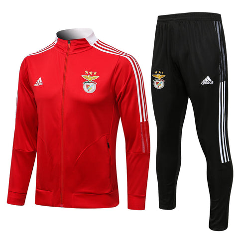 Conjunto Benfica 21/22 Vermelha - Adidas - Com Fecho - Vilas Store
