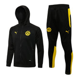 Conjunto Borussia Dortmund 21/22 Preta - Puma - Com Capuz - Vilas Store