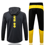 Conjunto Borussia Dortmund 21/22 Cinza - Puma - Com Capuz - Vilas Store