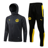 Conjunto Borussia Dortmund 21/22 Cinza - Puma - Com Capuz - Vilas Store