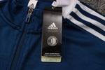 Conjunto Feyenoord 21/22 Azul - Adidas - Com Fecho - Vilas Store