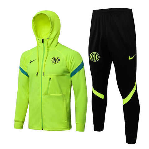 Conjunto Inter de Milão 21/22 Verde - Nike - Com Capuz - Vilas Store