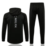 Conjunto Milan 21/22 Preta - Puma - Com Capuz - Vilas Store