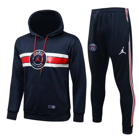 Conjunto PSG 21/22 Azul - Jordan - Com Capuz - Vilas Store