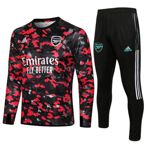 Conjunto Arsenal 21/22 Vermelho e Preto - Adidas - Vilas Store