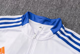 Conjunto Real Madrid 21/22 Branco - Adidas - Com Ziper - Vilas Store