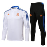 Conjunto Real Madrid 21/22 Branco - Adidas - Com Ziper - Vilas Store