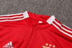 Conjunto Benfica 21/22 Vermelha - Adidas- Com Ziper - Vilas Store