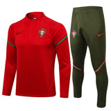 Conjunto Portugal 21/22 Vermelha - Nike - Com Ziper - Vilas Store