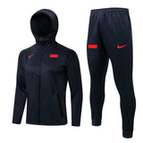 Conjunto França 21/22 Azul - Nike - Com Fecho e Capuz - Vilas Store