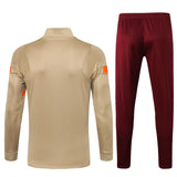 Conjunto Liverpool 21/22 Bege e Vermelho - Nike - Com Fecho - Vilas Store