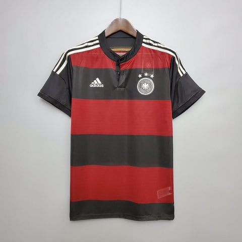 Camisa Alemanha Retrô 2014 - Adidas - Preto e Vermelha - Vilas Store