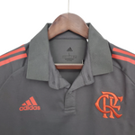 Camisa Polo Flamengo Cinza - Masculina - Vilas Store