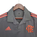 Camisa Polo Flamengo Cinza - Masculina - Vilas Store