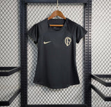 Camisa Feminina Corinthians Treino 22/23 Nike - Preto - Vilas Store