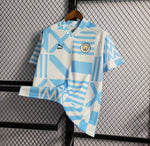 Camisa Manchester City Pré Jogo 22/23 Puma - Azul - Vilas Store