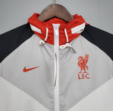 Corta-vento Liverpool Nike - Branco e Vermelho - Vilas Store