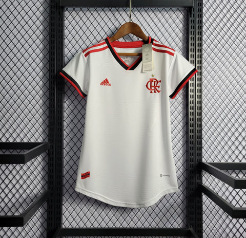 Camisa Feminina Flamengo II 22/23 Adidas - Rubro Negro - Vilas Store