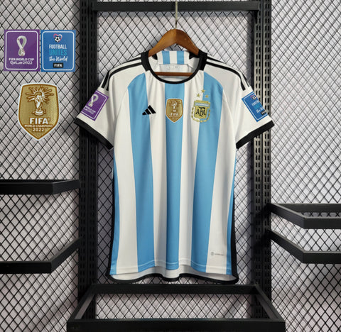Camisa Argentina com Patch [Campeão da Copa] 2022 Adidas - Vilas Store
