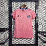 Camisa Feminina Grêmio 22/23 Umbro - Rosa - Vilas Store