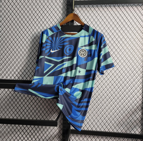 Camisa Inter de Milão Treino 22/23 Nike - Azul - Vilas Store