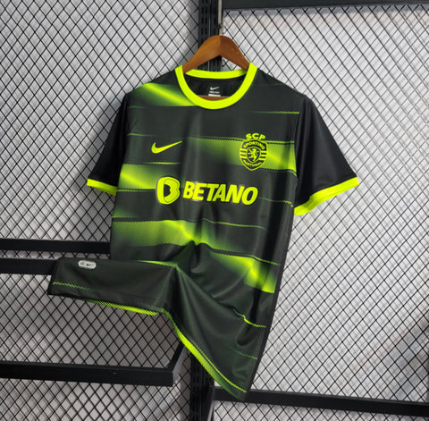 Camisa Sporting 22/23 Nike - Preto e Verde - Vilas Store