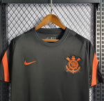 Camisa Corinthians Treino 22/23 Nike - Preta e Laranja - Vilas Store