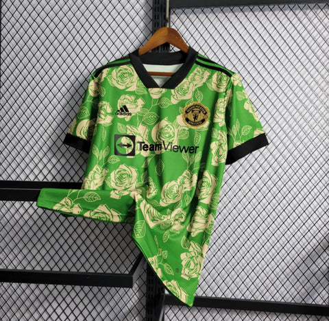 Camisa Manchester United 22/23 Adidas - Rosas Verde - Vilas Store