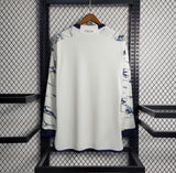 Camisa Manga Longa Itália 23/24Adidas - Branco - Vilas Store