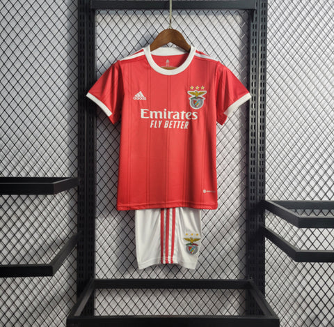 Kit Infantil Benfica 22/23 Adidas - Vermelho - Vilas Store