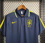 Camisa Polo Brasil 23/34 Azul - Masculina - Vilas Store