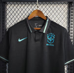 Camisa Polo Brasil Preto - Masculina - Vilas Store