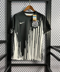 Camisa Corinthians Treino 22/23 Nike - Preta e branca - Vilas Store