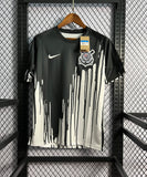 Camisa Corinthians Treino 22/23 Nike - Preta e branca - Vilas Store